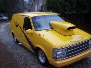 Racing Junk Find: More Pro Street Mini-Van Love – A Yellow Dodge With a Bowtie Heart